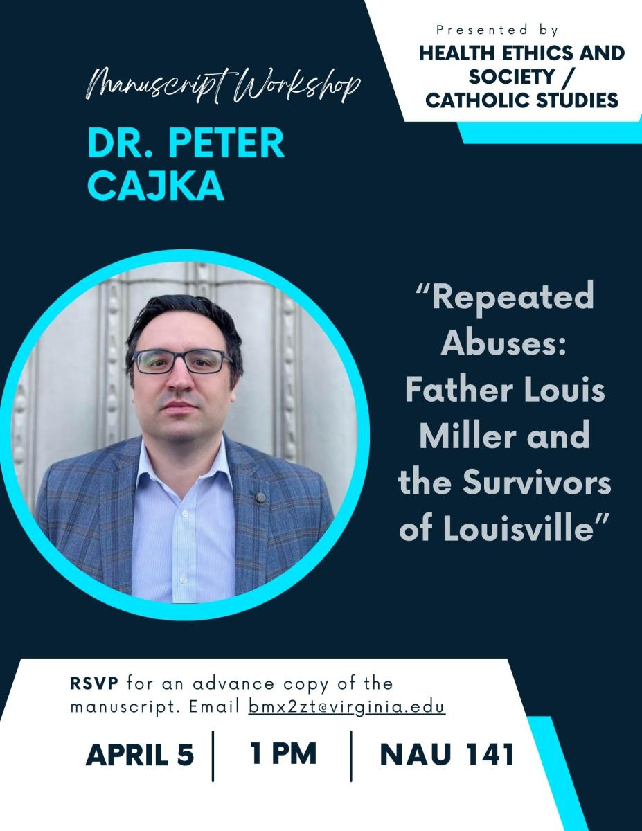 Manuscript Workshop DR. PETER CAJKA